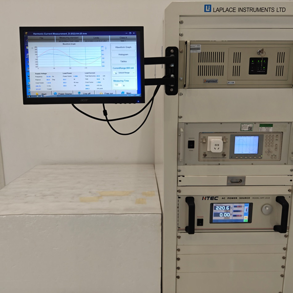 Harmonisk og Flicker testrum