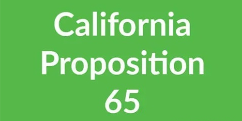 Specifikation af California Proposition 65.